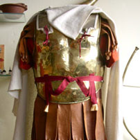 Romeinse mannenkleding Ondervest met spierkuras